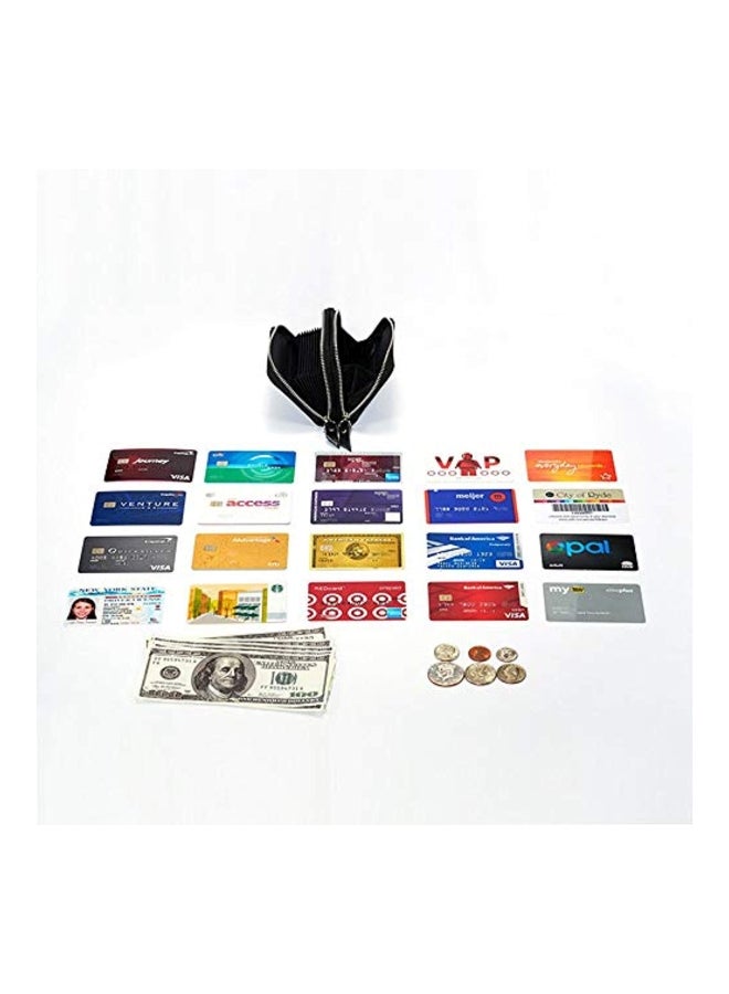 كالمور محفظة جلد بتقنية RFID أسود - Image 5